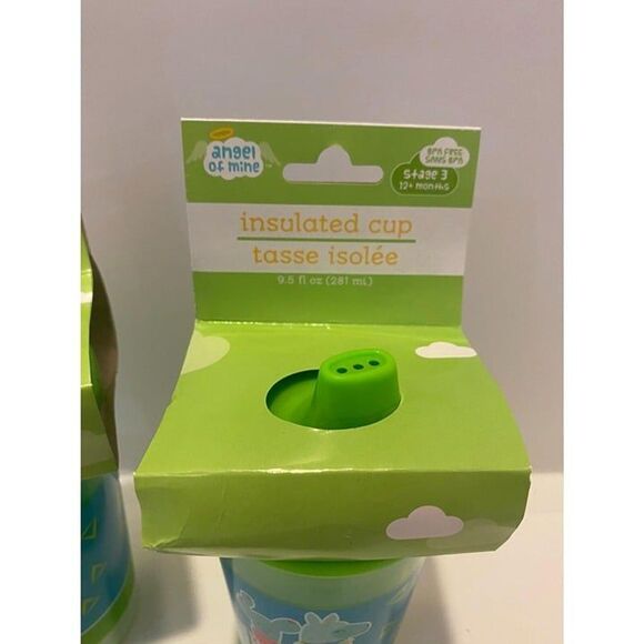 Angel of Mine BPA Free 2 Piece Insulated Cups for Stage 3 Kids 12+ Months - Picture 3 of 9